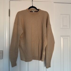 Acne Studios wool mohair loose fit oversized caramel beige colored sweater xs